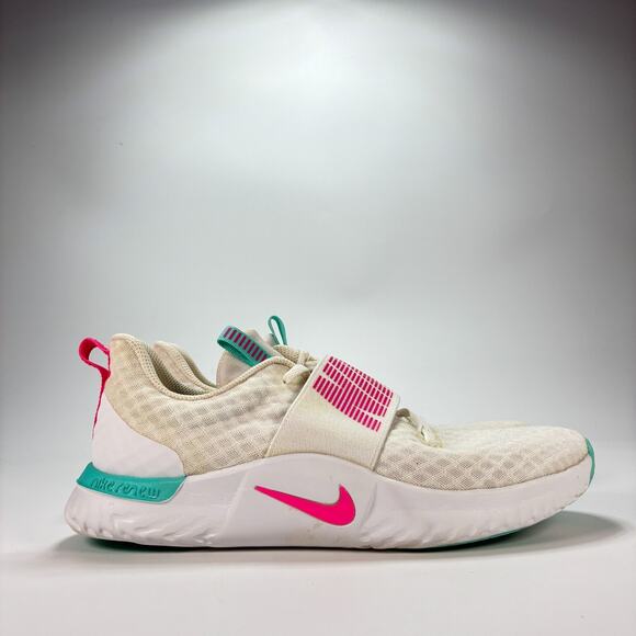 Nike Renew In Season TR 9 Pink White Training Shoes CW7022-10 Women's Size 9.5 - Picture 1 of 11